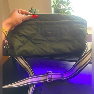 Marc Jacobs Earth Green Medium Weekender Tote